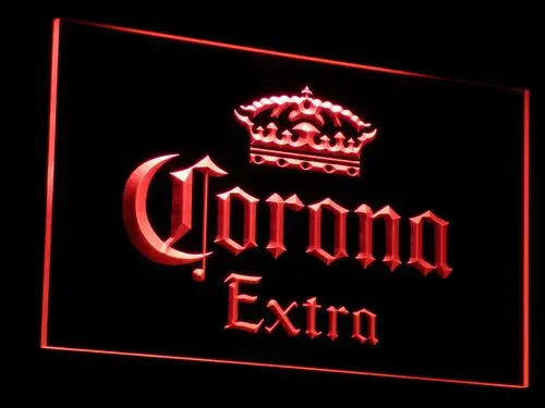 A013 лампа "Corona" пивной бар паб кафе светодиодный неоновые световые знаки с включения/выключения 20+ Цвета 5 размеров на выбор