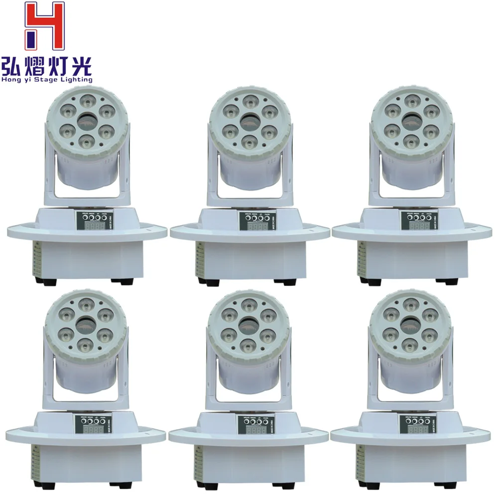

(6pcs)12W 4in1RGBW Stage Light Effect Laser green Lighting Moving Head Lamp DJ Club KTV Disco Party Christmas