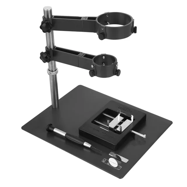 1 Set Hot Air Gun Clamp Stand Repair Platform For BGA Rework Reballing Station Adjustable Desktop Hand Held Heat Gun Power Tools