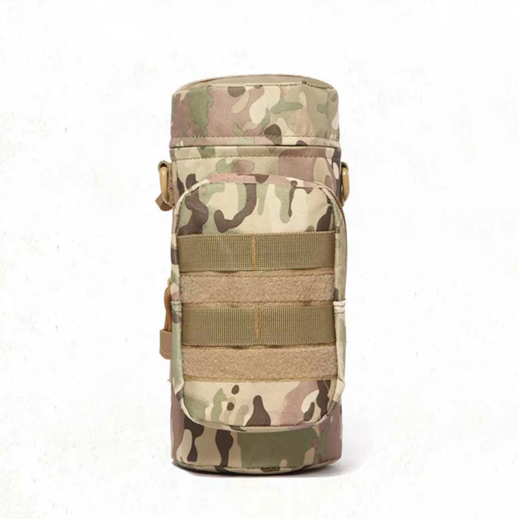 Дорожный набор инструментов для чайника, Тактическая Военная система Molle, сумки для воды на плечо, держатель для бутылки, многофункциональная сумка для бутылки - Цвет: 5 Strapless strap