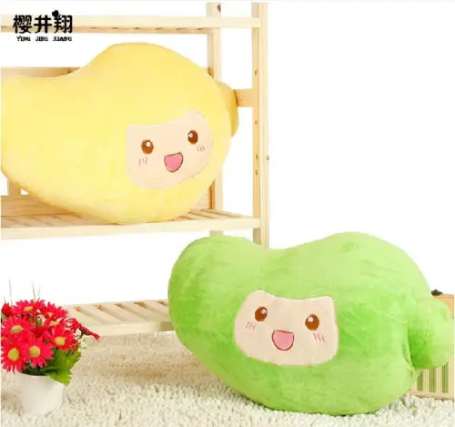 Candice guo! creative Peluche jouet fruits heureux rire langue Mangue poupée Oreiller coussin De Noël cadeau d'anniversaire 1 pc
