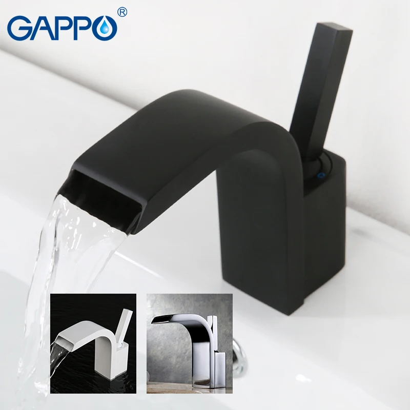 GAPPO черный водопроводный кран смеситель латунь ванная раковина смеситель кран ванная раковина краны torneira