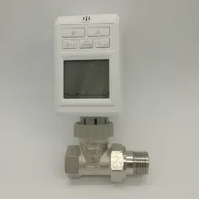 ЖК-привод радиатора клапаны с контролем температуры Электрический привод Программирование недели термостатический клапан радиатора DN15-DN25