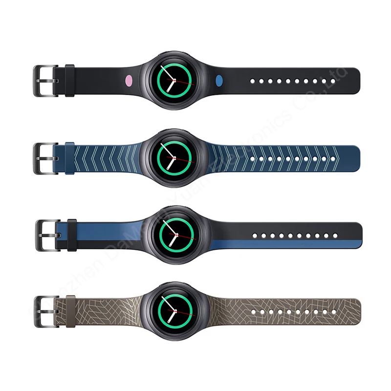 Luxury Watchband TPU Silicone Watch Band Strap For Samsung Galaxy Gear S2 SM-R720 Men Bracelet best price 5pcs/lot fashion | Наручные