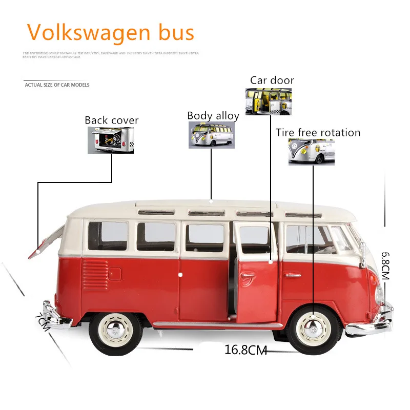 Maisto 1:24 Volkswagen автобус моделирование сплава Модель автомобиля ремесла украшения Коллекция игрушек инструменты подарок