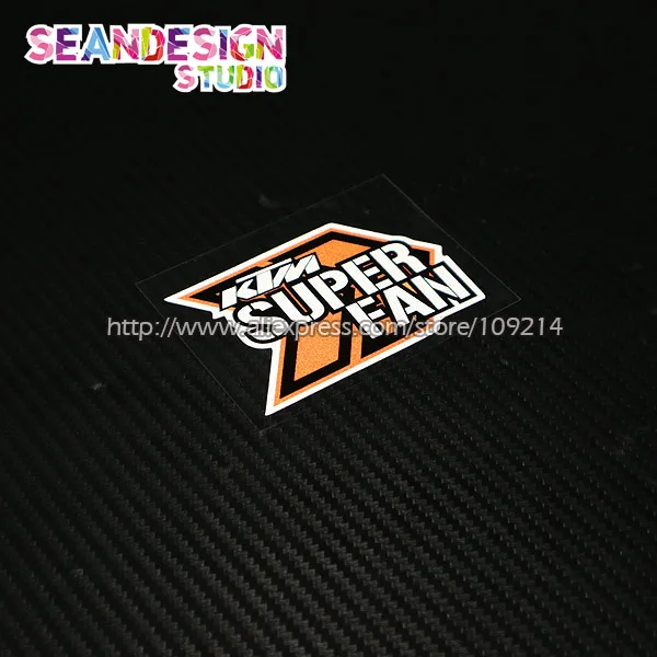 For KTM Super Fan helmet motorcycle Stickers moto Decals Waterproof M08