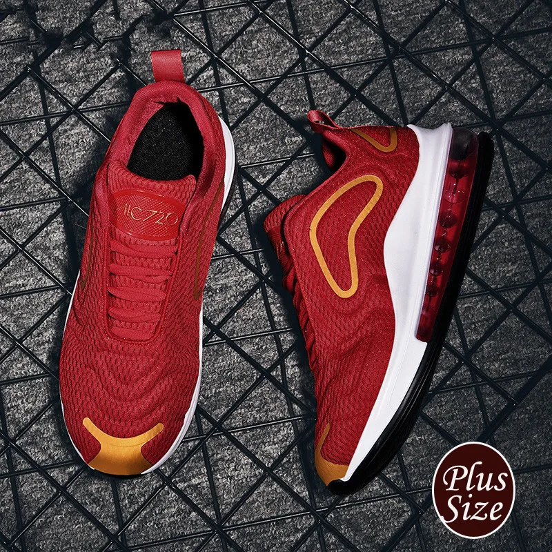

Plus Size Men Top Quality Air Cushion Casual Shoes Men Trend Sneakers Luxury Breathable Air 720 Lace Up Fashion Sport Shoes Men