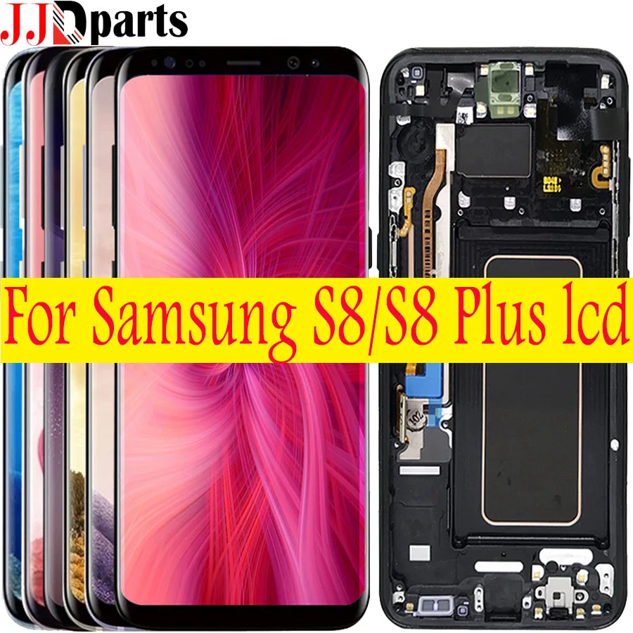 ЖК дисплей SUPER AMOLED S8 с рамкой для SAMSUNG Galaxy G950 G950F сенсорным экраном и дигитайзером