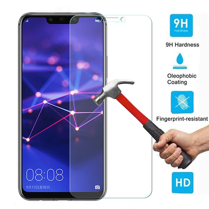 

9H Tempered Glass for Huawei Mate 20 Lite Screen Protector 9H 2.5D Phone Protective Glass Film for Huawei Mate 20 Lite 6.3 Inch
