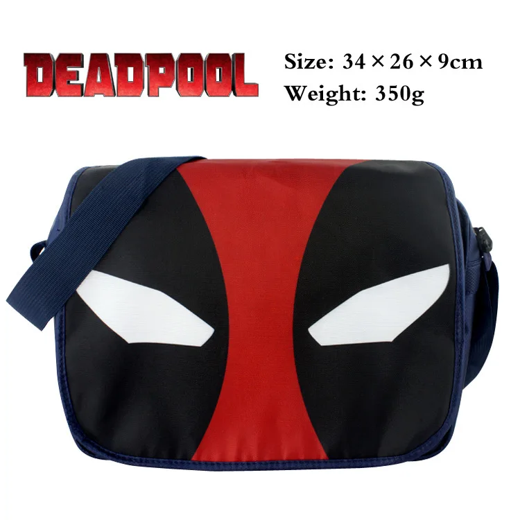 

2019 Anime DEADPOOL Cosplay Shoulder Messenger bag Canvas Handbag School Bags