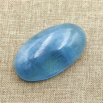 

100% Natural Blue Ice Aquamarine Pendant Clear Stone Women Man Love Party Lucky Gift 42x24x11mm Fashion Necklace Pendant AAAAA