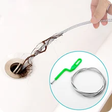 2,4 м ручной тип проволока пружинный дренажный очиститель инструменты для удаления волос кухонное устройство для чистки слива раковины