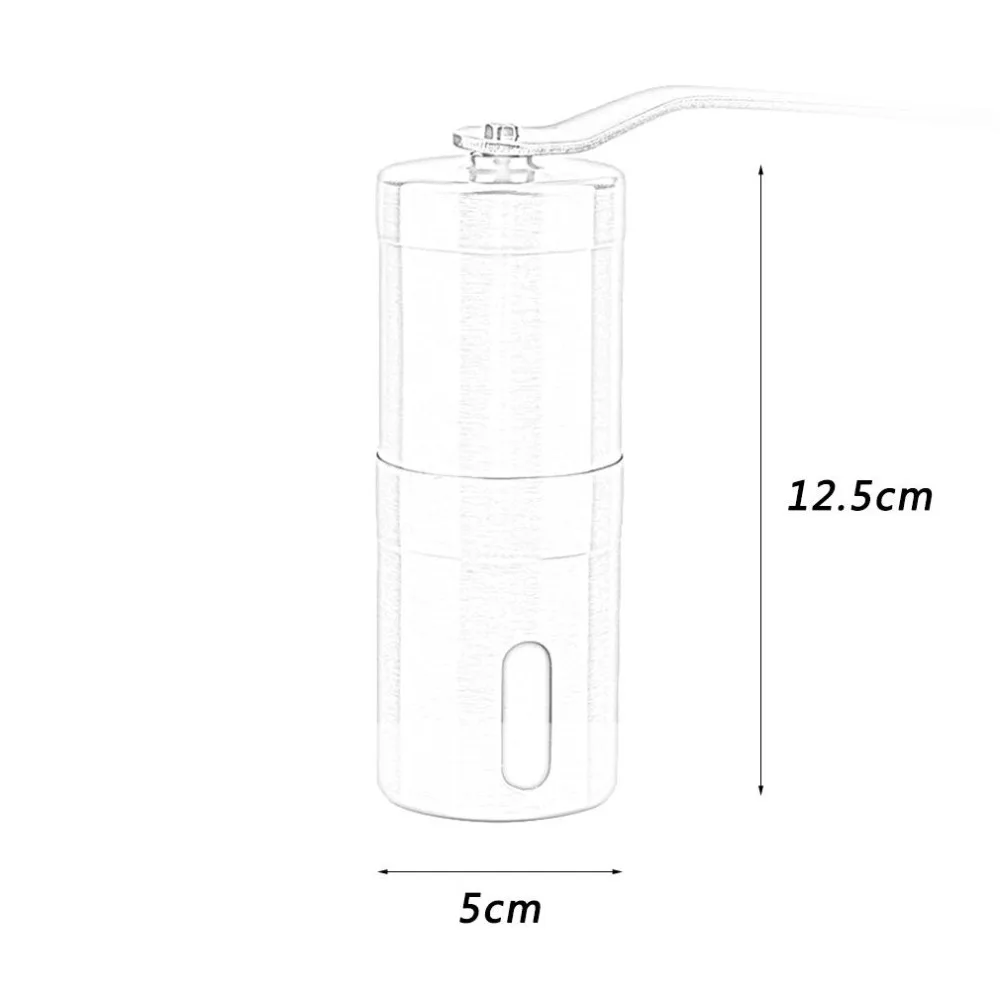 Нержавеющая сталь кофемолка ручной работы Кофемолка ручная мельница кухонный шлифовальный инструмент