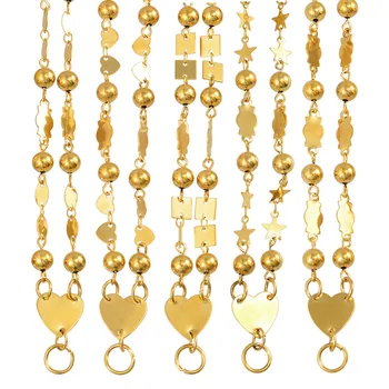 

Anniyo Small Beads Necklaces Marshall Guam Haiti Chains for Women Trendy Islands Jewelry Gifts ( NOT INCLUDE PENDANTS) #143206