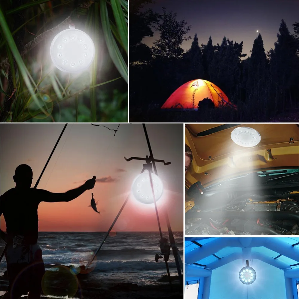 Ledgle Водонепроницаемый светодиодные фары открытый 3 Освещение режимы солнечной энергии лампы светодиодные Освещение Панели солнечные палатки Рыбалка свет