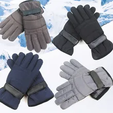 Зимние хлопковые теплые утолщенные перчатки для занятий спортом на открытом воздухе для езды на велосипеде, удобные перчатки L50/1226