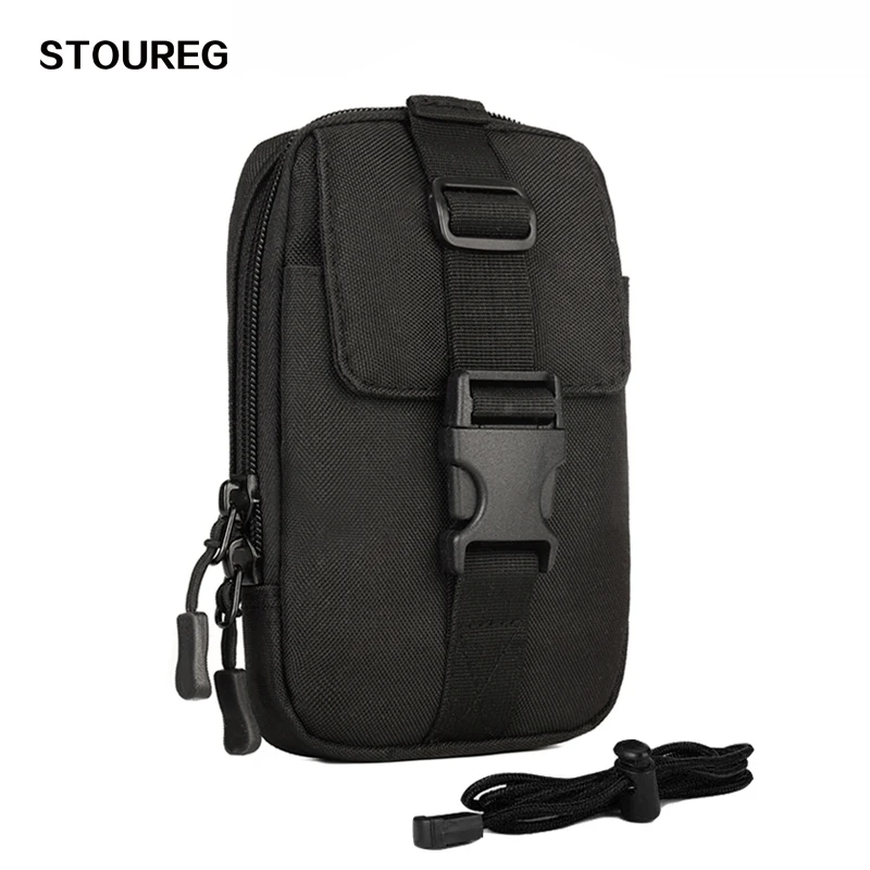 

Outdoor Waterproof Nylon Tactical Waist Bag Women Men's Military Shoulder Bag Waist Belt Bag EDC Tool Bag 2 Colors