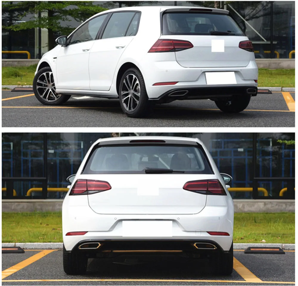 Задний спойлер из углеродного волокна для Volkswagen Golf 7 MK7 Standard не GTI R Rline 2014 2015 2016