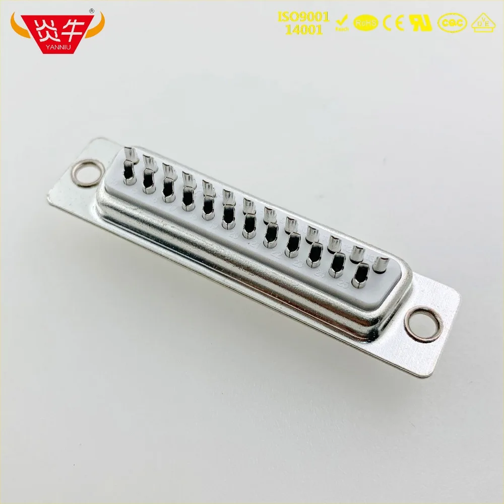 DB25 DB 25P Женский RS232 с разъемом 25PIN PCB коннектор D SUB соединитель серии Контактная