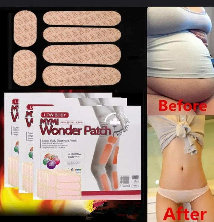 

18pcs/pack Mymi Wonder Slim Patch For Legs Arm Slimming Weight Loss Patchs Burn Fat Feet Care Anti Cellulite Face Lift Tool
