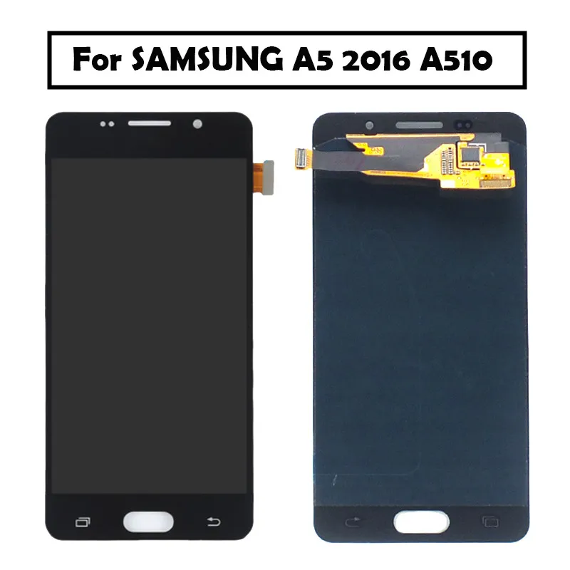 

Super AMOLED For SAMSUNG GALAXY A5 2016 A510 LCD Display Touch Screen Digitizer Assembly Replacement For 5.2" SAMSUNG A510 LCD