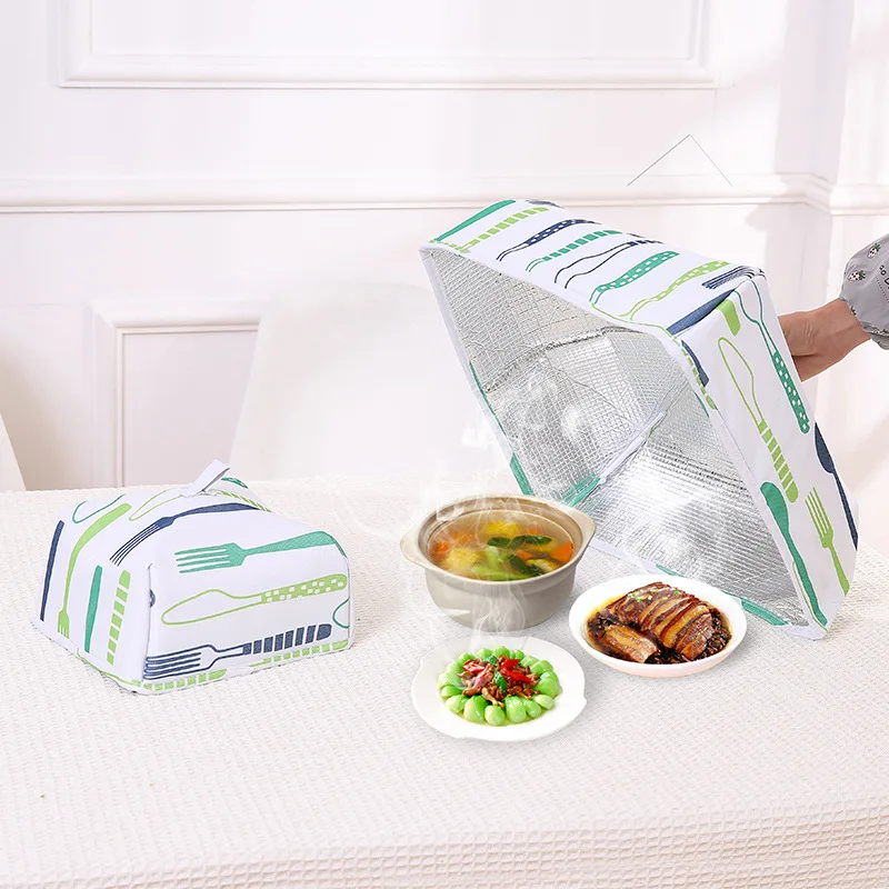 

21X21X12CM Kitchen Thermal Preservation Food Cover Folding Vegetable Cover Dust-proof Cover Vegetable Umbrella Vegetable Cover