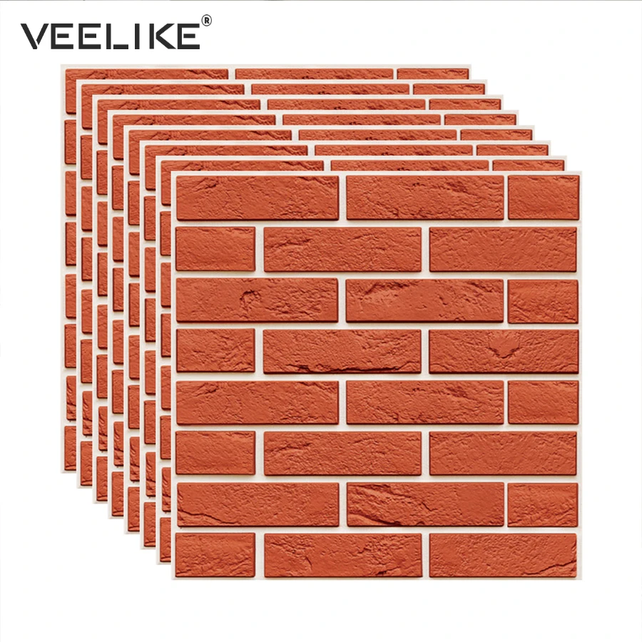 

Kitchen Backsplash Tiles Bathroom Wall Decor PVC Brick Self adhesive 3D Wallpaper for Bedroom Living Room Wall Papers Home Decor