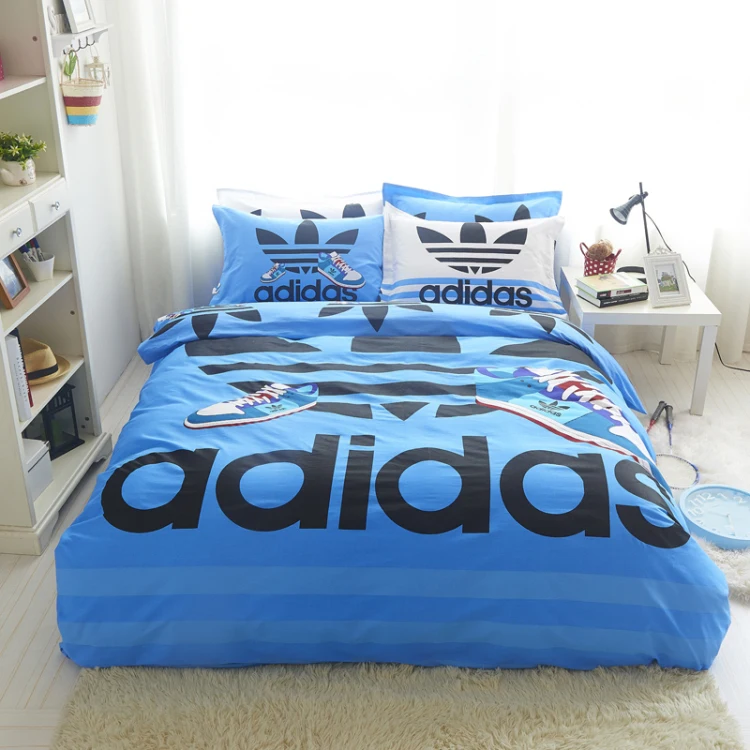Desinger Brand Sports Bedding Set Quilt Cover Flat Sheet