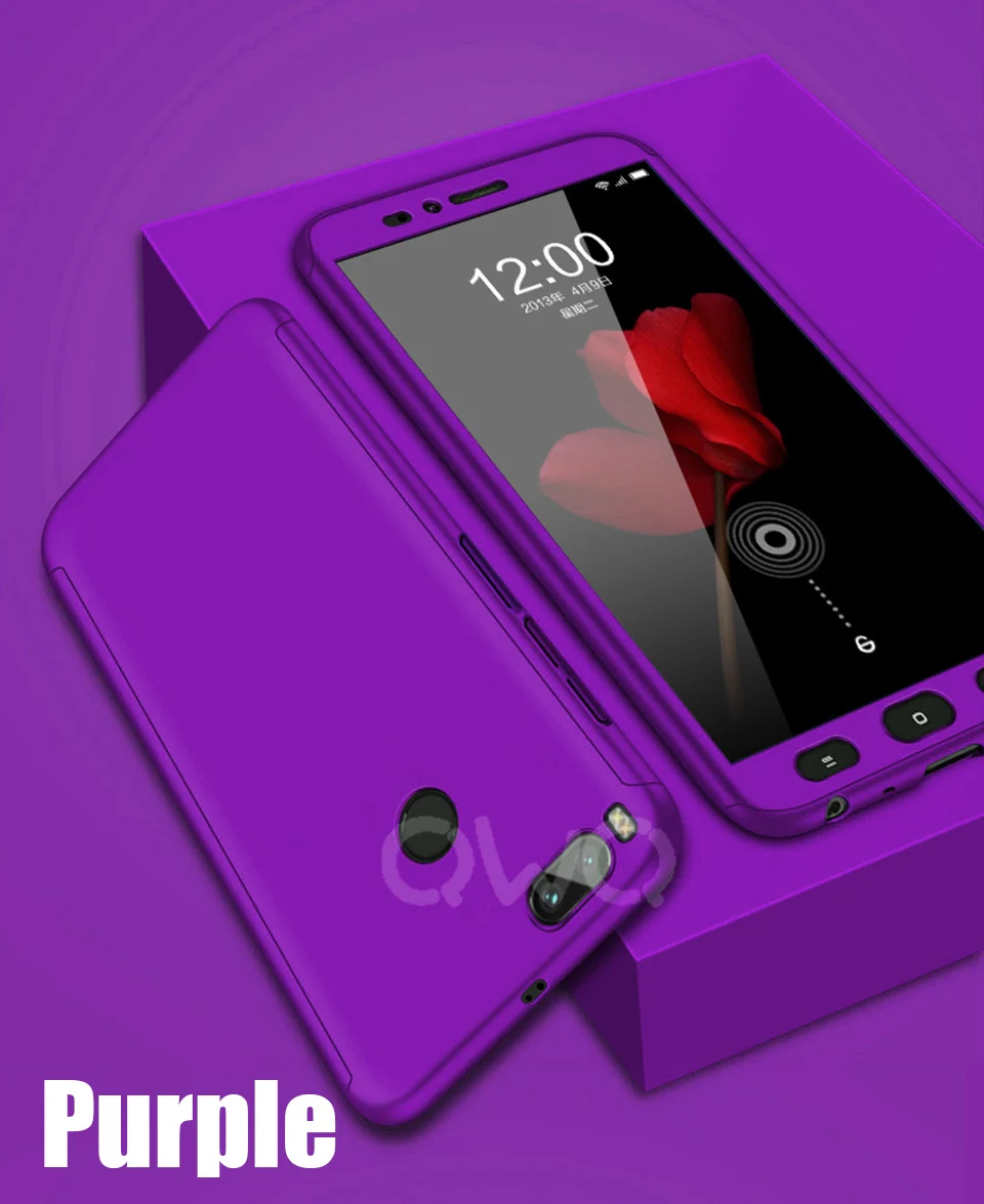 360 Degree Protection Hard Cases For Xiaomi Redmi 4X 4A 5A 5 5 Plus Note 5 5A Shockproof Full Cover  Phone Shell 8