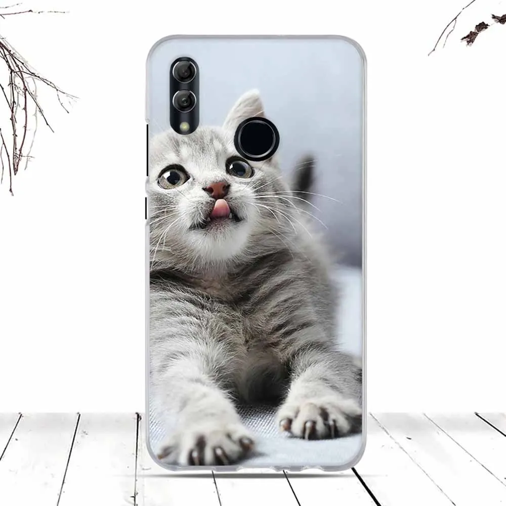 Чехол для Huawei Honor 10 Lite мягкий силиконовый чехол P Smart 2019 чехлы телефонов 6 21