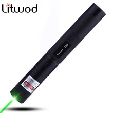 Указка ручка МОЩНЫЙ СВЕТИЛЬНИК 303 Лазерная 303 указка лазерная ручка 532нм 5 мВт зеленый сжигающий лазерный луч соответствует 2 безопасному ключу 18650