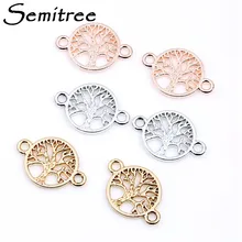 20 шт./лот 22*15 мм Подвески "Дерево жизни" Кулон Браслет Разъемы для DIY ожерелье браслет для изготовления украшений вручную аксессуары