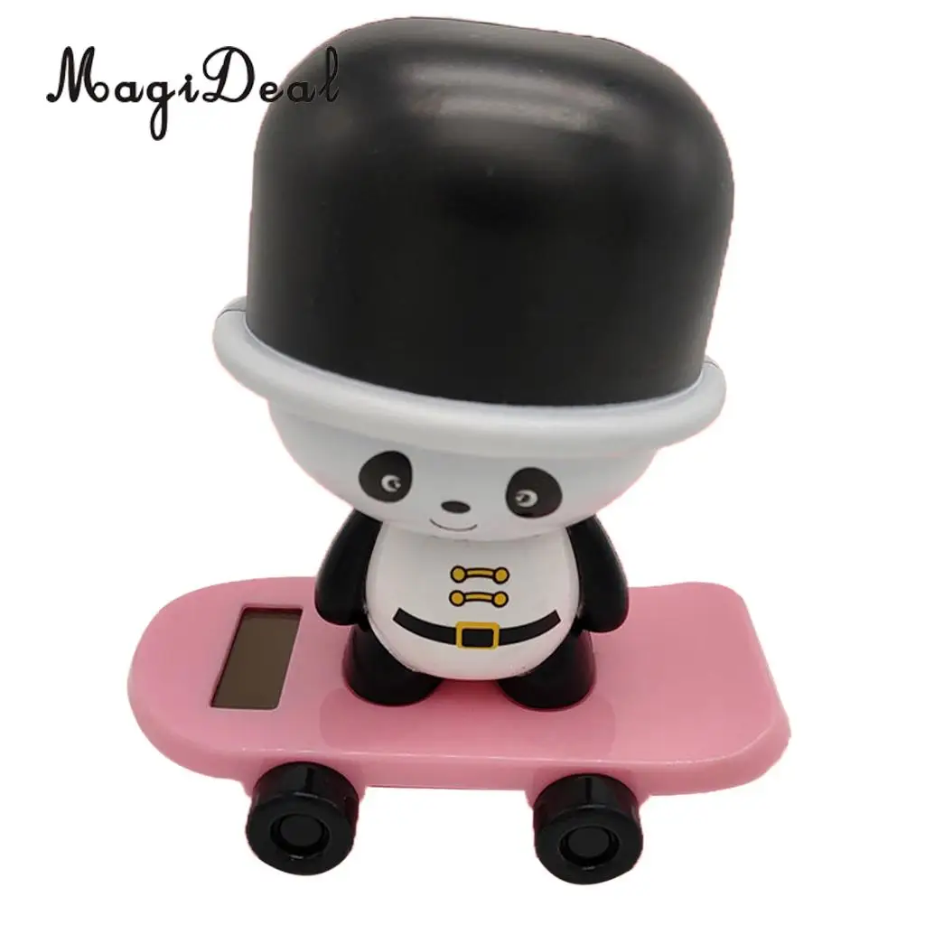 Solar Power Dancing Animal Model Swing Figure Statue Figurine Kid Science Toy Xmas Gift Home & Car Desk Decor