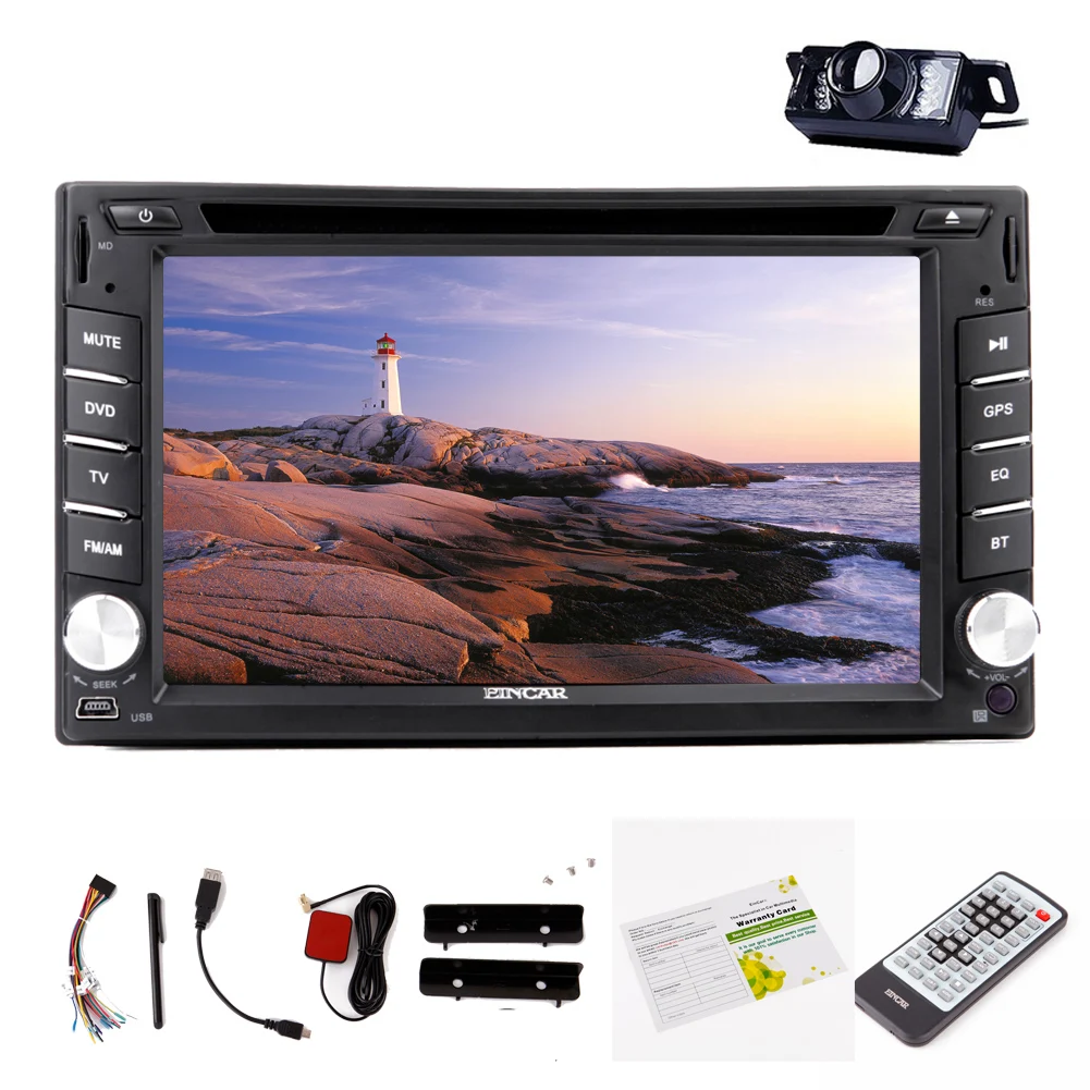 Clearance Logo 3D SD FM Autoradio USB EQ Audio Car DVD Player Stereo Video Touch Screen CD MP4 8GB GPS Map Music Radio Auto 14
