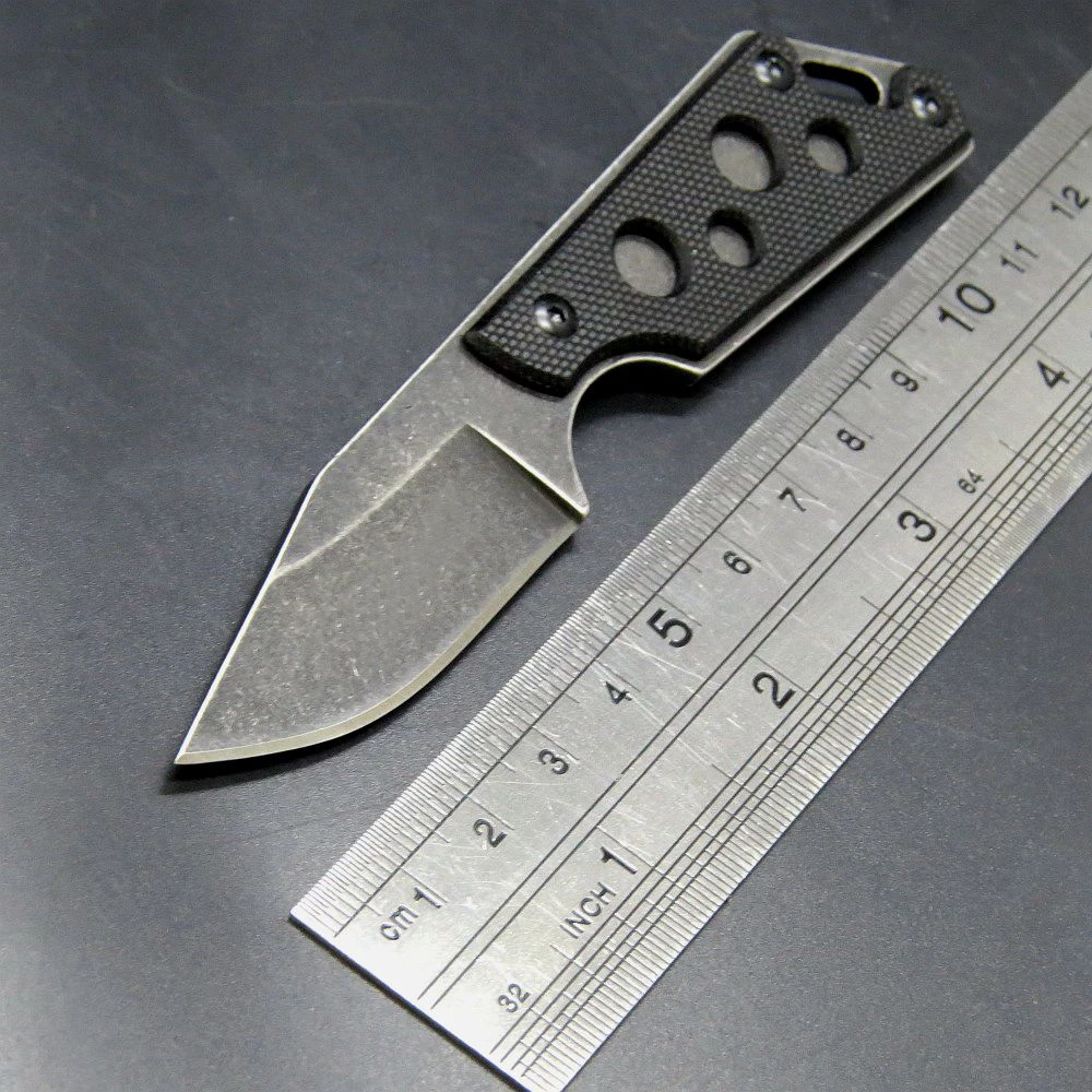 Hot sale Neck Knives AUS 8 Blade+G10 handle Small Hunting Knife Camping Fixed Original knife