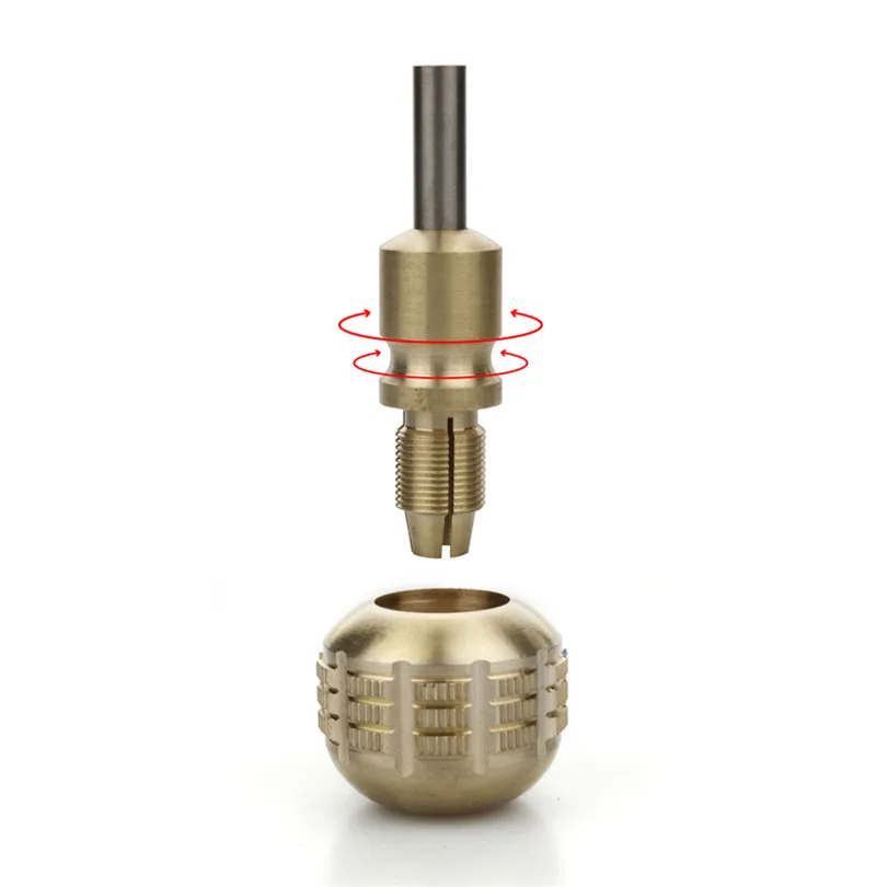 Татуировки 1 шт. Премиум 35 мм Чистая медь самоблокирующаяся Татуировка рукоятка круглая с задним клапаном стержень для катушки тату машинка для растушевывания