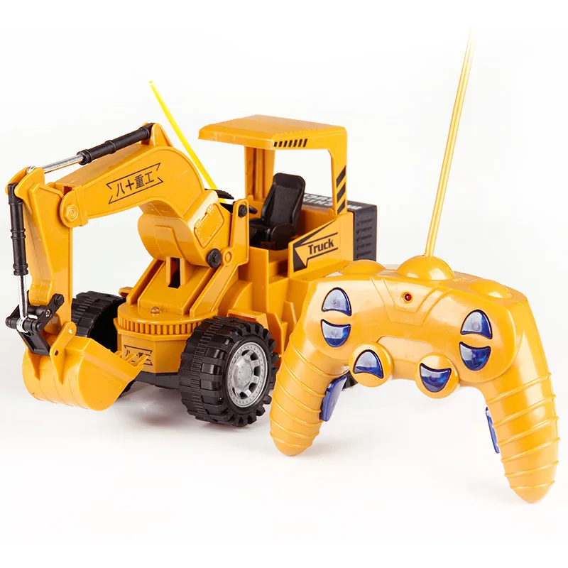 

rc engineering vehicle car toy track crawler excavator remote control simulation model machine on the radio control