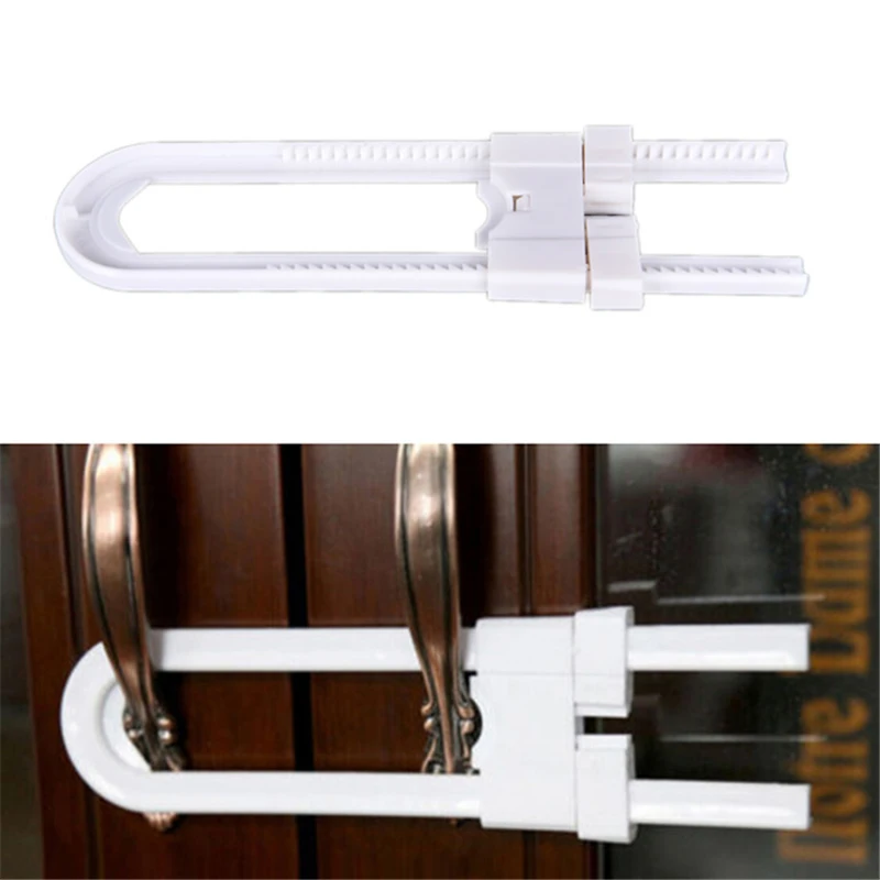 

Baby Drawer Lock Children Security Protection Cabinet Toddler Child Safety Lock Refrigerator Window U Shape Lock Infant