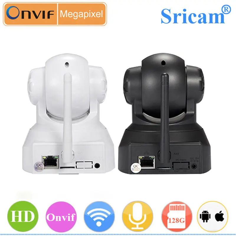 Sricam 4X Smart Home Surveillance CCTV Camera Wireless Indoor Mini PTZ Wifi IP Camera Alarm Mobile Remote View Baby Monitor