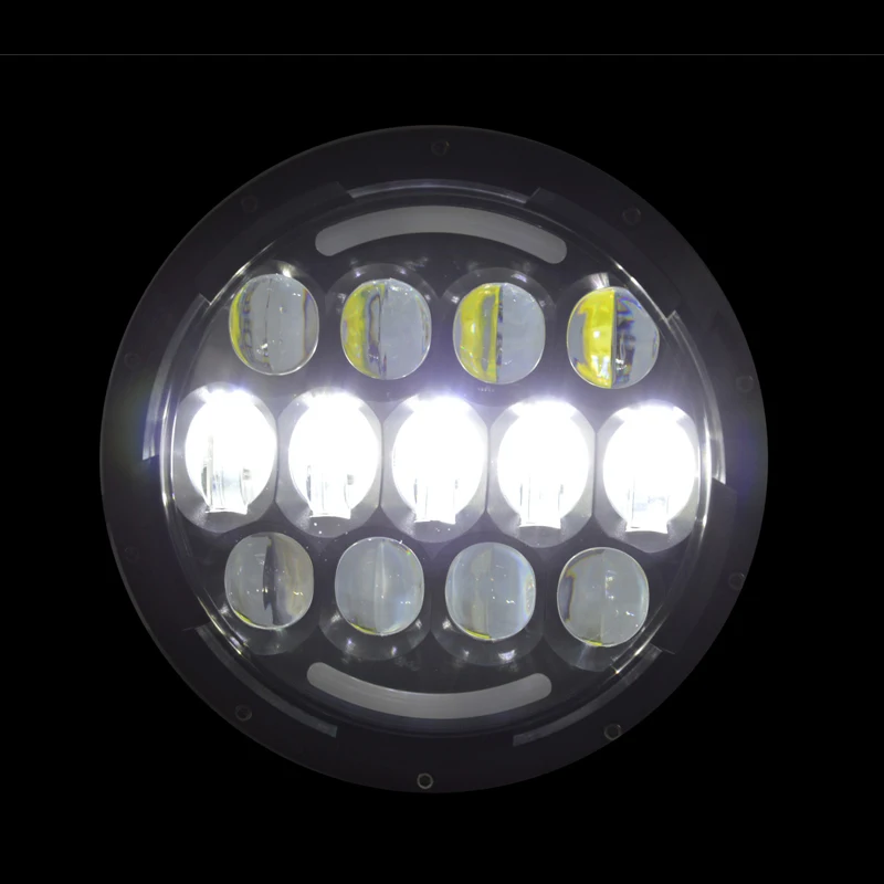 Пара J108 7 дюймов 78 Вт светодиодный проектор фары с DRL h4 h13 для Jeep 76 16 JK LJ CJ TJ