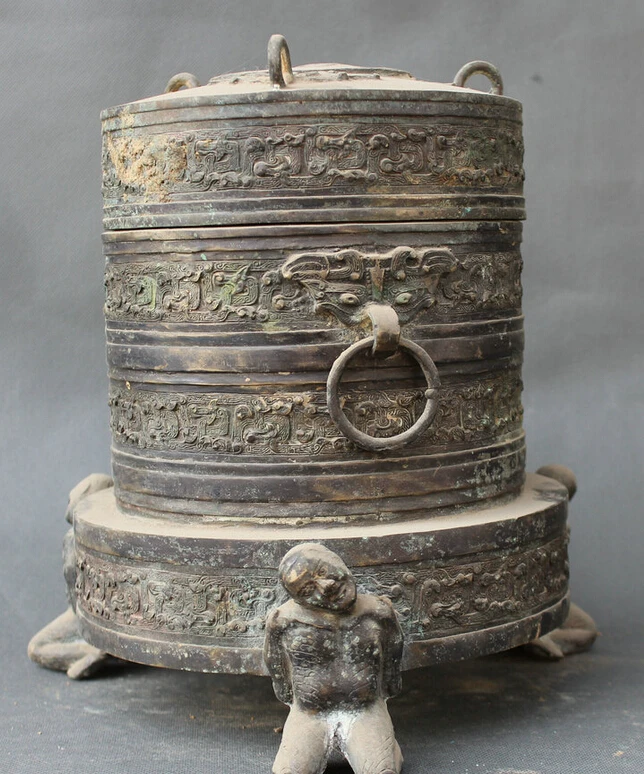USPS To USA S2273 10 Famous China Dynasty Palace Bronze Archaic 3 Foot usps-to-usa-s2273-10-famous-china-dynasty-palace-bronze-archaic-3-foot