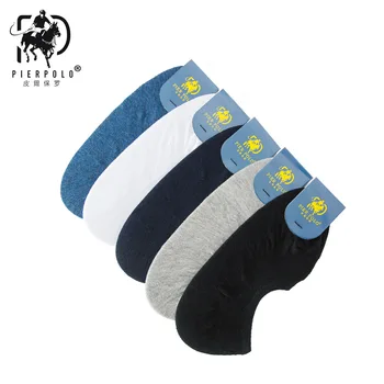 

PIER polo socks 5 Pairs Comfortable cotton socks for men New boat socks spring summer Casual Stealth sock Meias Men Business sox