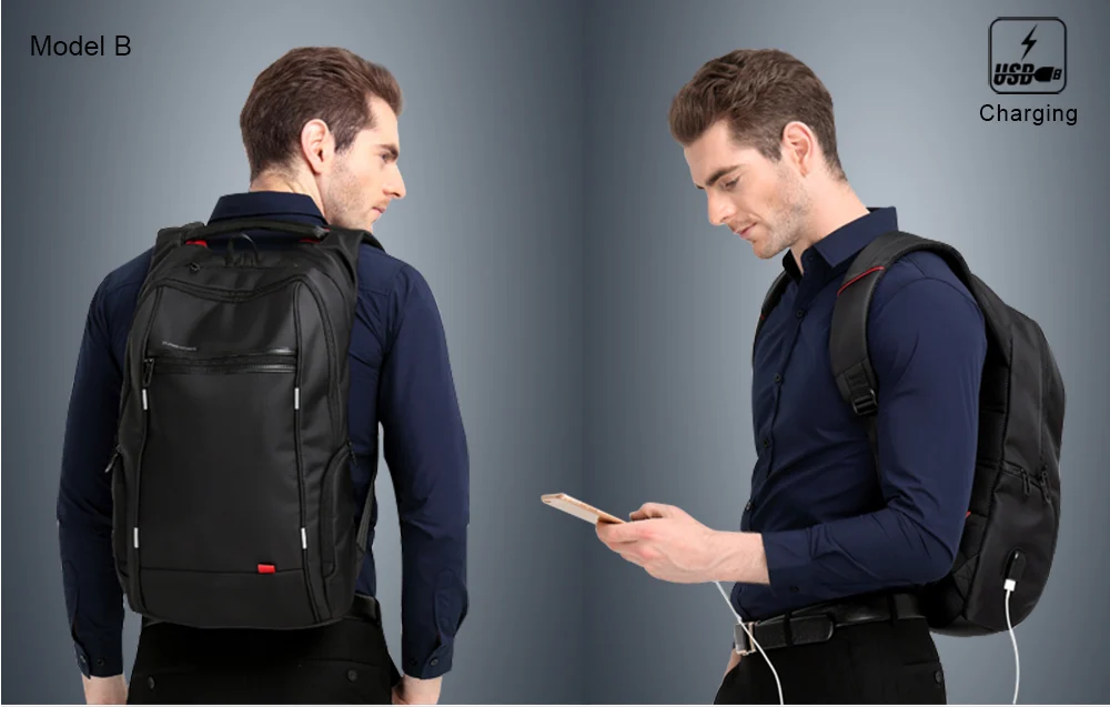 Мужской рюкзак для ноутбука с защитой от краж, 13,", 15,6", 17,",", флуоресцентный рюкзак для ноутбука, внешний Перезаряжаемый USB