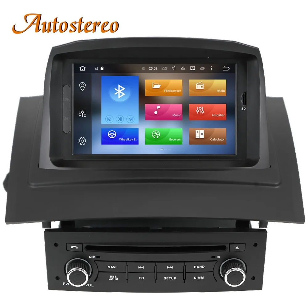 Best Android 9 Car DVD Player For Renault Megane2 Fluence 2002-2008 GPS navigation head unit radio tape recorder multimedia navigator 3