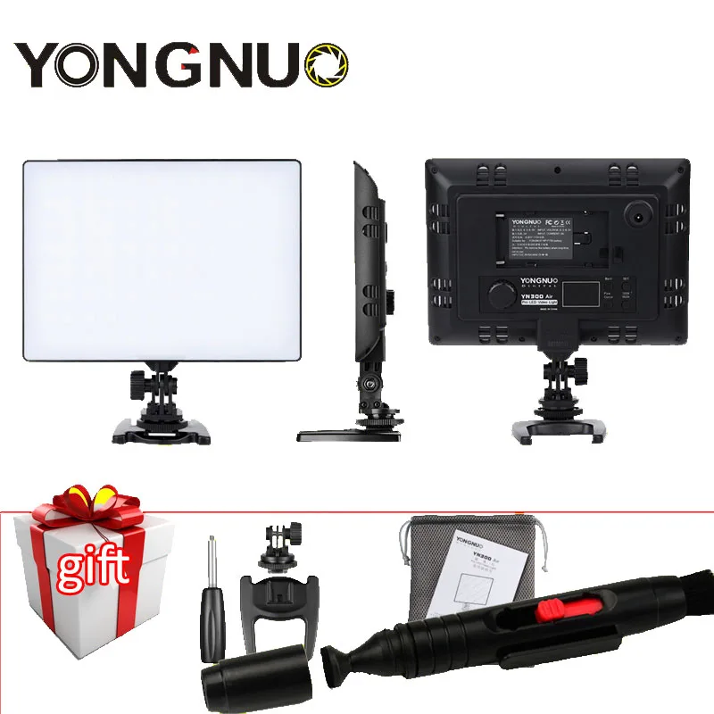 Светодиодная лампа для видеокамеры YONGNUO YN300air YN300 air YN-300 yn 300 AIR Pro 2 шт. | Электроника