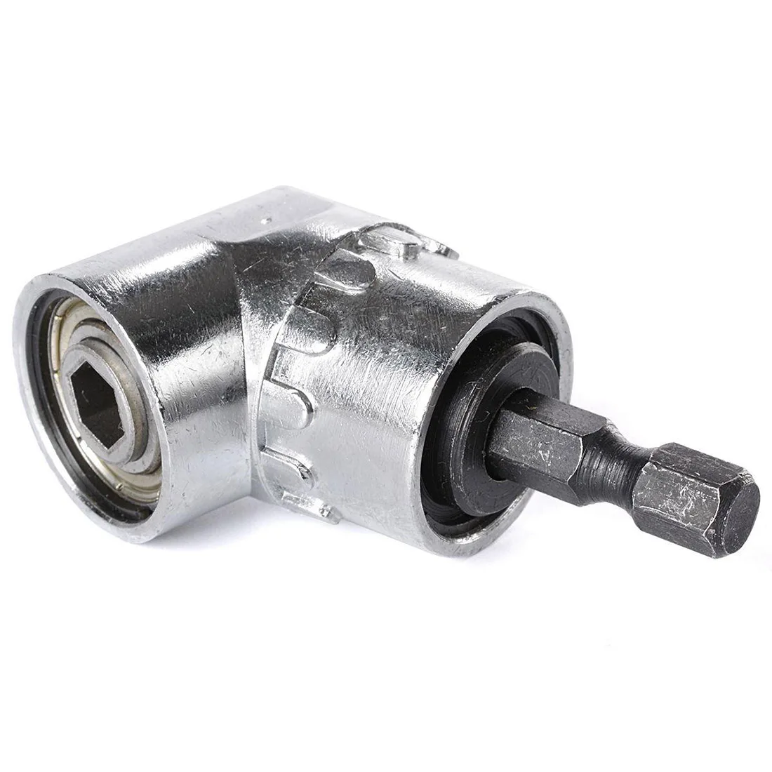 

High-quality Adjustable 1/4 Hex Shank Angle Driver Screwdriver 105 Degree Magnetic Bit Angle ScrewDriver Socket Holder Adapter