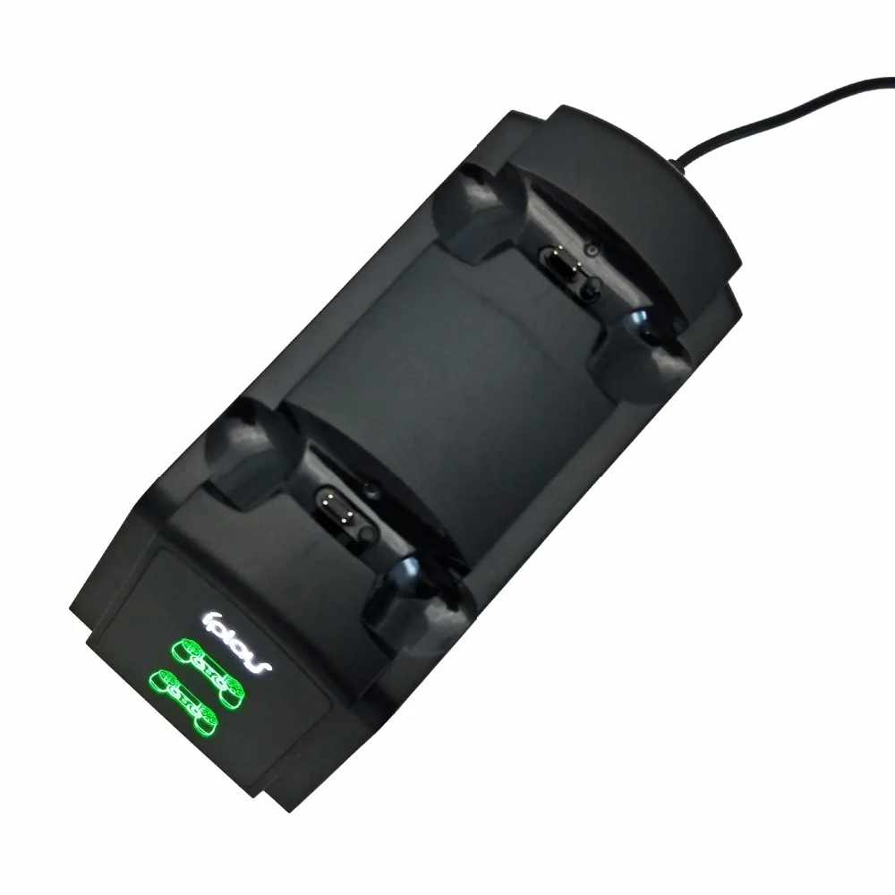 Зарядное устройство для контроллера PS4, двойное зарядное устройство с дисплеем состояния зарядки для playstation 4/PS4 Slim/PS4 Pro