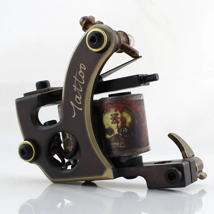 

Professional New Arrival Coil Tattoo Machine 12 Wrap Tattoo Gun Handmade Tattoo Frame for Liner Shader Equipment Supply