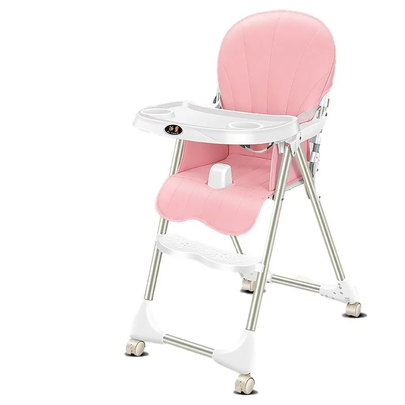 

High Quality Feeding Eating Child Highchair Plastic Chair Multifunctional Adjustable With Table Baby Seat Kids Furniture