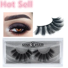 Норковые ресницы ручной работы норковые 3D ресницы натуральные накладные ресницы, норковые ресницы 1 пара в коробке 100 пар